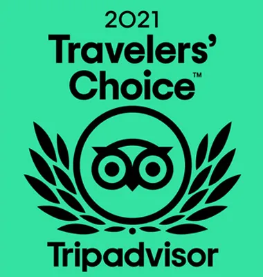 2021 Tripadvisor Travelers’ Choice Award Winner