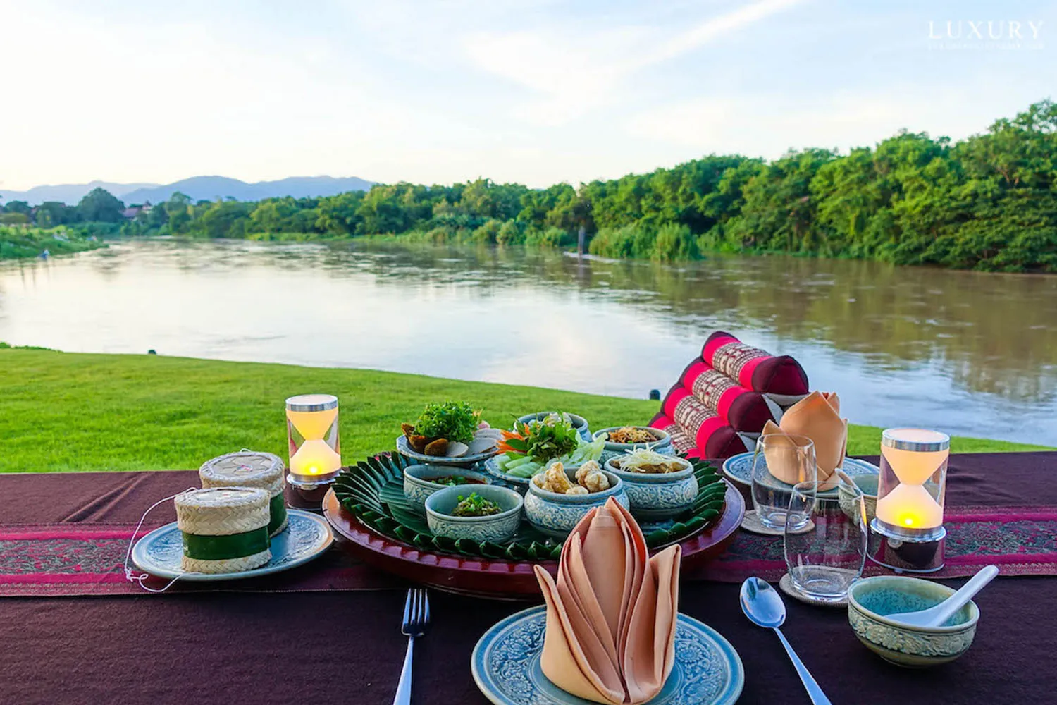 Chiang Rai’s Riverside Scene – The Blossom by the Riverie